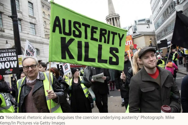 sign austerity kills