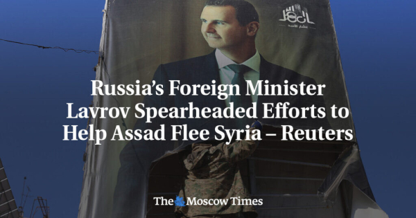 Russia’s Foreign Minister Lavrov Spearheaded Efforts to Help Assad Flee Syria – Reuters