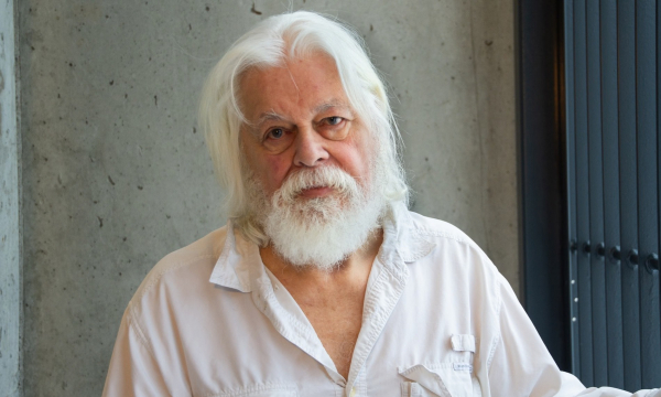 Photo: Paul Watson in prison in Greenland in November. Photograph: Inesa Matuliauskaite/The Observer