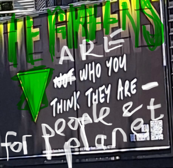 Billboard correction: The Greens ARE who you think they are - for people & planet 