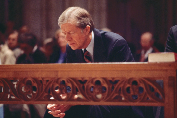 Jimmy Carter: The Last Progressive Evangelical. In prayer.