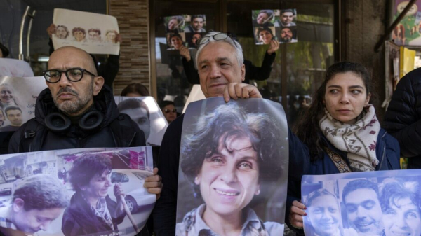 Protesters in Syria demand justice for disappeared activists