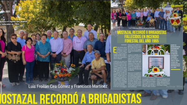 Mostazal recuerda a brigadistas fallecidos en incendio forestal del año 1965