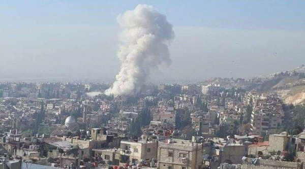 Israeli Air strike on Damascus Syria