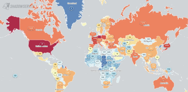 [ImageSource: ShadowServer]

The map shows IMAP and POP3 mail servers without TLS.

Over three million POP3 and IMAP mail servers without TLS encryption are currently exposed on the Internet and vulnerable to network sniffing attacks. Almost 900,000 are based in the U.S., another 560,000 and 380,000 in Germany and Poland, the organization found and adding: “We see around 3.3M such cases with POP3 & a similar amount with IMAP (most overlap). It's time to retire those!” You can check out vulnerability reports for both POP3 email servers and IMAP email hosts on the Shadowserver Foundation site.

IMAP and POP3 are two methods for accessing email on mail servers. IMAP is recommended for checking emails from multiple devices, such as phones and laptops because it keeps your messages on the server and synchronizes them between devices. POP3, on the other hand, downloads emails from the server, making them accessible only from the device where they were downloaded.

The TLS secure communication protocol helps secure users information while exchanging and accessing their emails over the Internet through client/server applications. However, when TLS encryption is not enabled, their messages contents and credentials are sent in clear text, exposing them to eavesdropping network sniffing attacks.

ShadowServer advised all email users to check with their email service provider to be sure that TLS is enabled and the latest version of the protocol is being used.