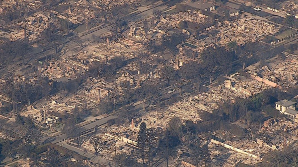 Entire neighborhoods burned to the ground