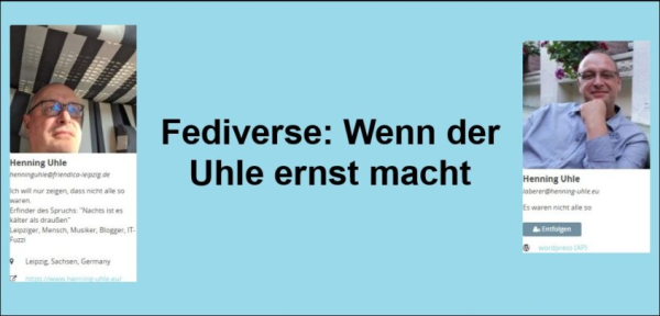 Fediverse: Wenn der Uhle ernst macht