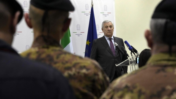 Italy's FM Antonio Tajani meets Lebanon's new president for talks in Beirut