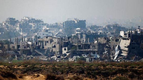 Un bombardeig al nord de la Franja de Gaza, diumenge (Reuters/Amir Cohen)