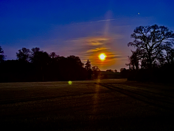 And for the last part our path was lit by a full moon