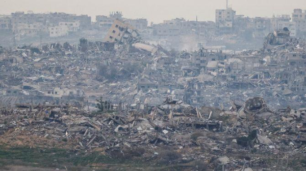 El nord de Gaza, derruït pels bombardejos israelians. (Reuters/Amir Cohen)