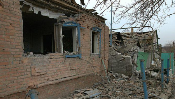 Una casa destruïda en un atac rus a Donetsk (Europa Press/Volodymyr Tarasov)