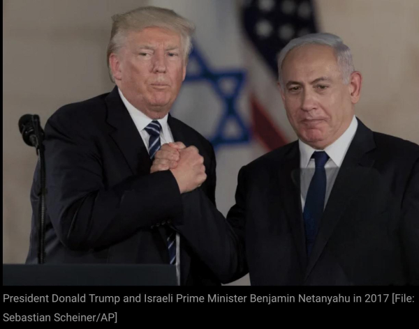 trump & netanyahu