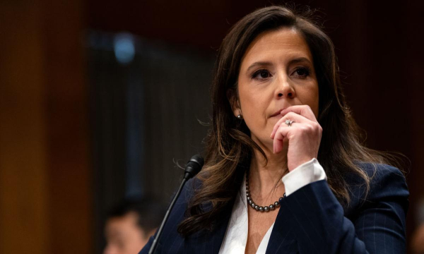 Elise Stefanik testifica ante el Comité de Relaciones Exteriores del Senado de EEUU, el 21 de enero de 2025. (Kent Nishimura / Getty Images)