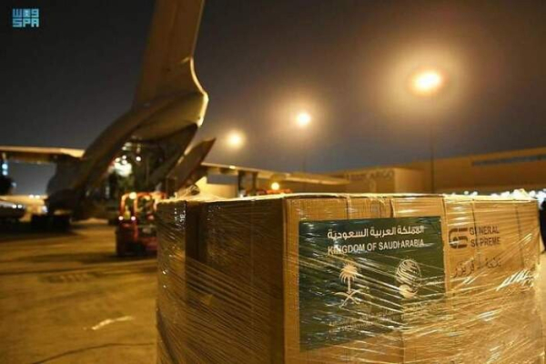 Saudi Arabia sends new aid plane to Syria 