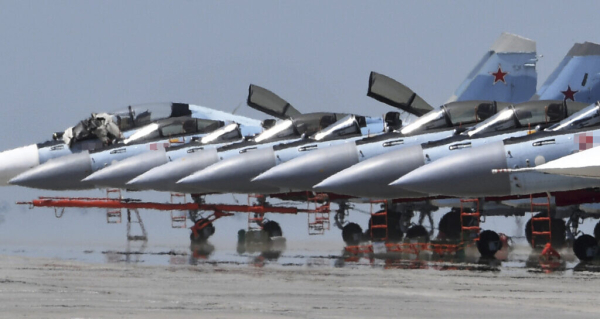 Russian Sukhoi Su-35 Fighter Jets