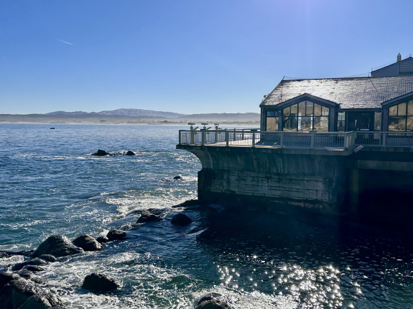 A photo of Monterey bay aquarium that I took 