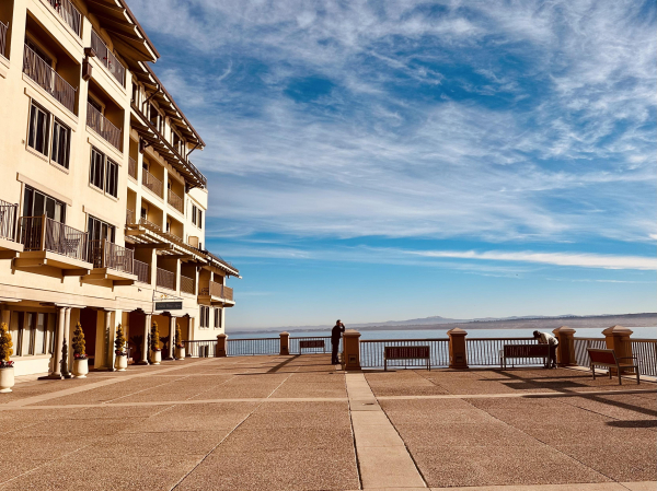 A view of the sky from Monterey plaza hotel