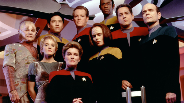 The crew of the federation starship Voyager ... 