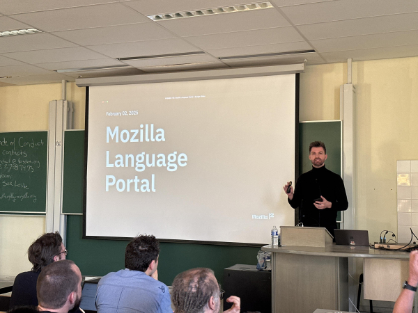 Matjaž Horvat is presenting at FOSDEM 2025