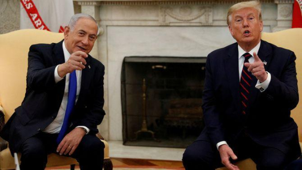 Netanyahu i Trump el 15 de setembre del 2020, en una imatge que es repetirà dimarts (Reuters/Tom Brenner)