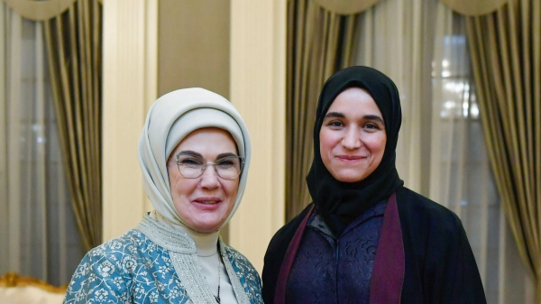 First lady Emine Erdoğan meets Syria's first lady