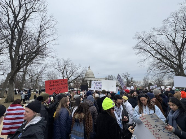 "I lost my job last time, who is next?" "healthcare is a human right"