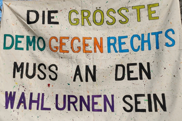 Plskat: Die grösste Demo gegen Rechts muss an den Wahlurnen sein