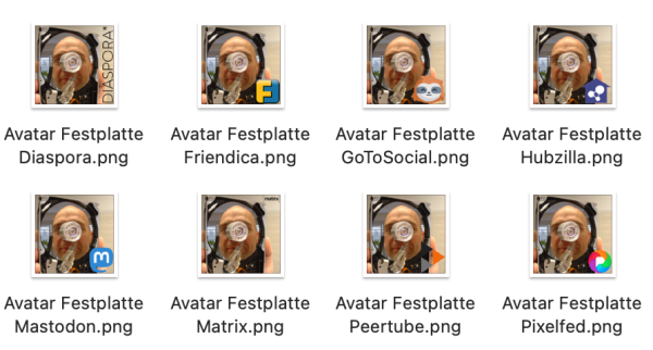 Avatar für einzelne Netzwerke