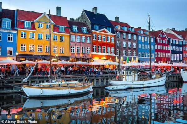 Last year's top-ranked country, Denmark, remained at the top this year though its CPI score stayed the same at 88/100 (File image of Copenhagen, Denmark)