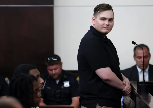 Nazi Christopher Hood in court 
"Thanx, Judge!"