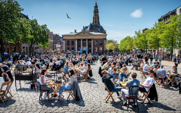 Picture:  Vismarkt, Groningen, in 2021.