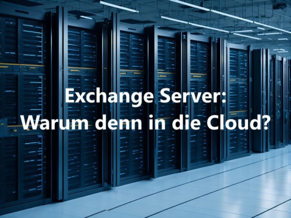 Exchange Server: Warum denn in die Cloud? - Bild von Pete Linforth auf Pixabay