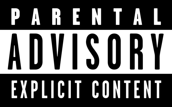 Parental advisory sticker