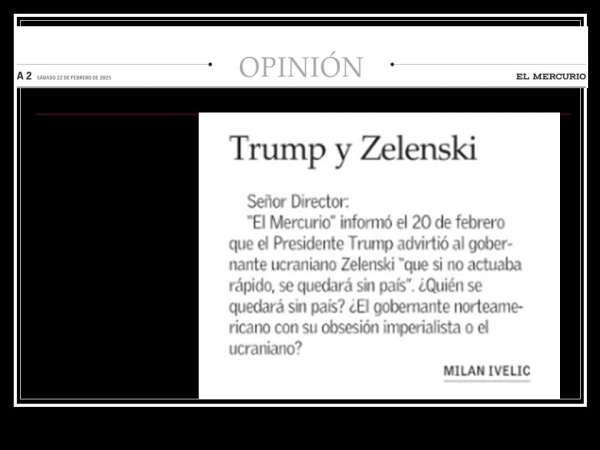 Trump y Zelenski by Milan Ivelic