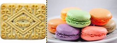 Custard Cream and Macaron = The Entente Cordiale