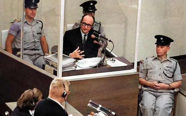 From the trials of Adolf Eichmann, which will be examined in 'Eichmann -- The Devil Speaks,' the first series produced by Tadmor Entertainment and MGM (Courtesy GPO)