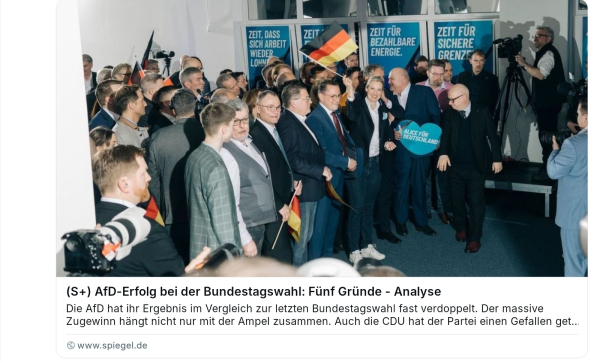 Der Spiegel fünf Gründe für den AFD Erfolg bei der Bundestagswahl