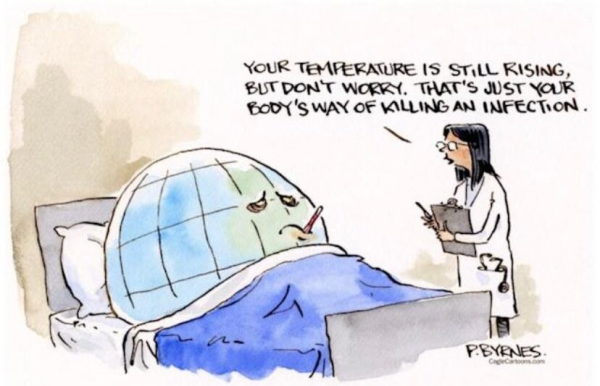 Cartoon: That's just your body's way of killing an infection