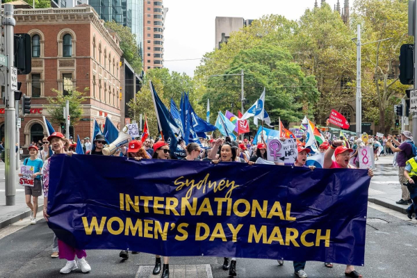 Huge march in central Sydney