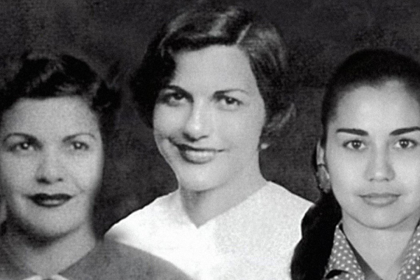 Black and white image of the Mirabel sisters, executed in 1961 after fighting in the revolutionary struggle against Rafael Trujillo in the Dominican Republic