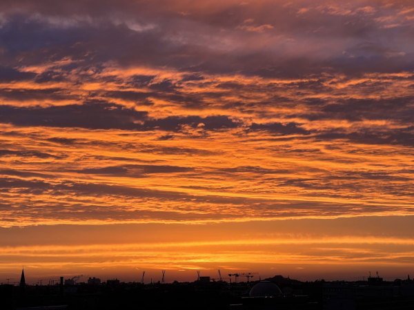 Sonnenuntergang über Berlin 